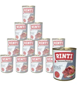 RINTI Kennerfleisch Nassfutter für Hunde, 12 x 800 g
