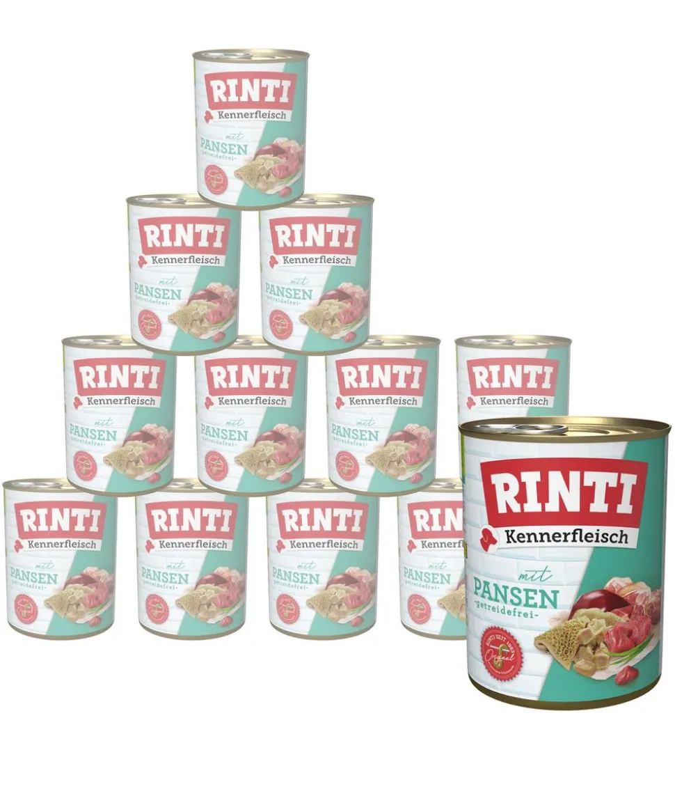 RINTI Kennerfleisch Nassfutter für Hunde, 12 x 800 g