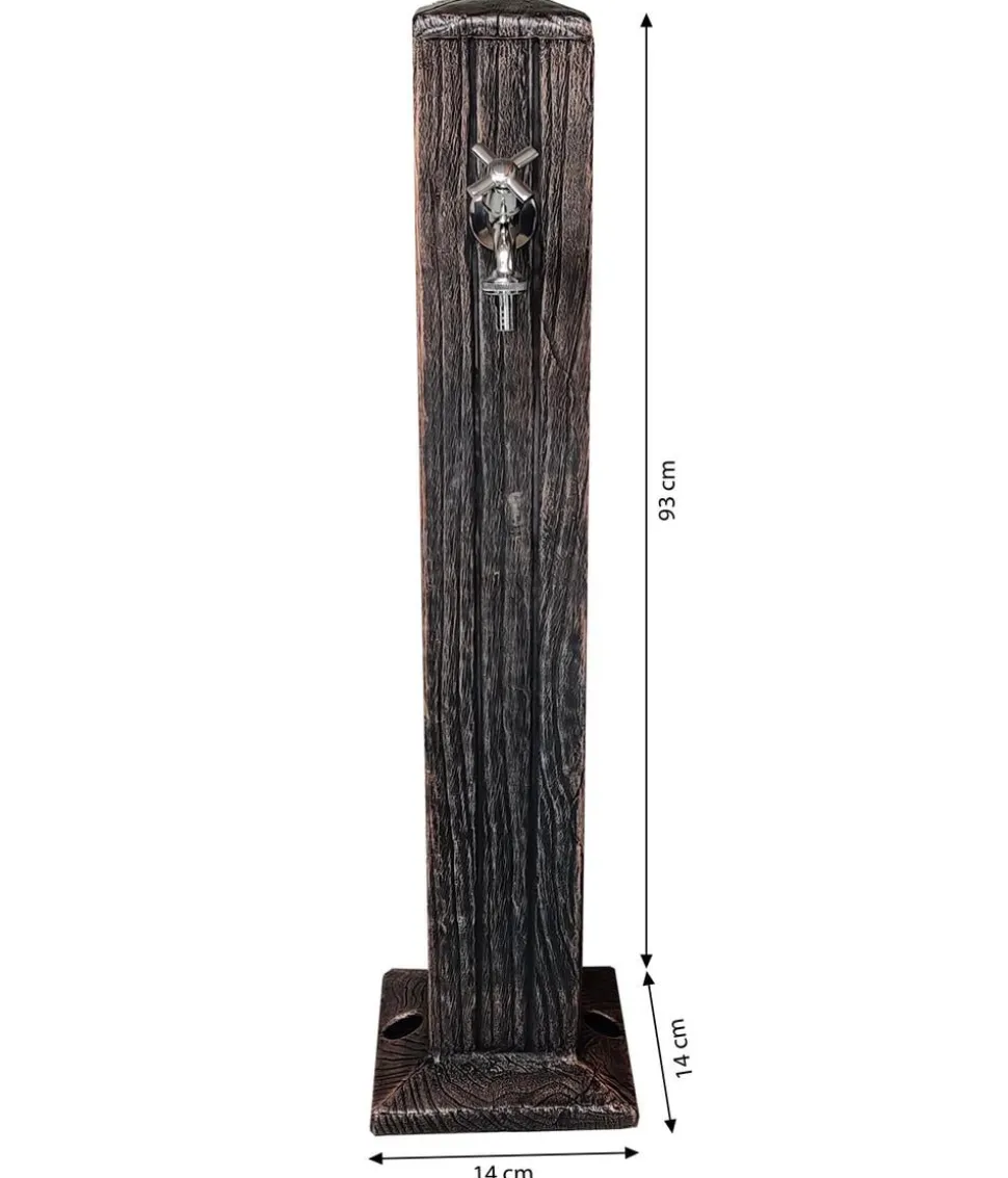 Roto Kunststoff-Wasserzapfsäule Zeus komplett, ca. H93 cm