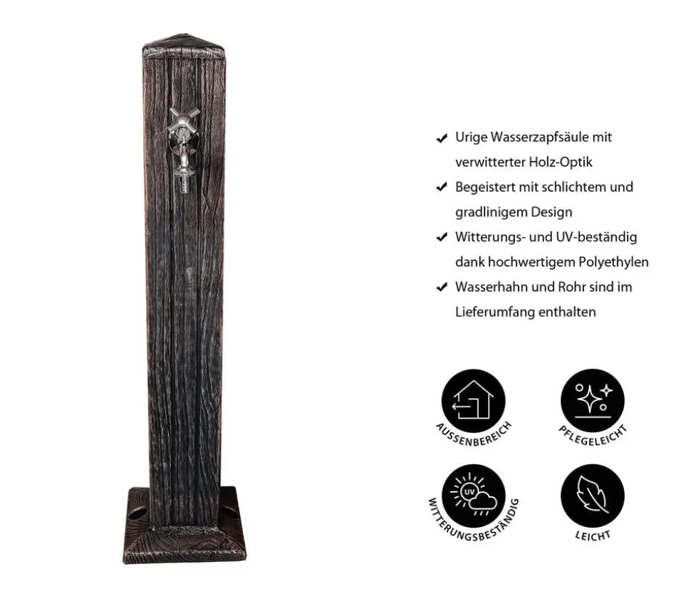 Roto Kunststoff-Wasserzapfsäule Zeus komplett, ca. H93 cm
