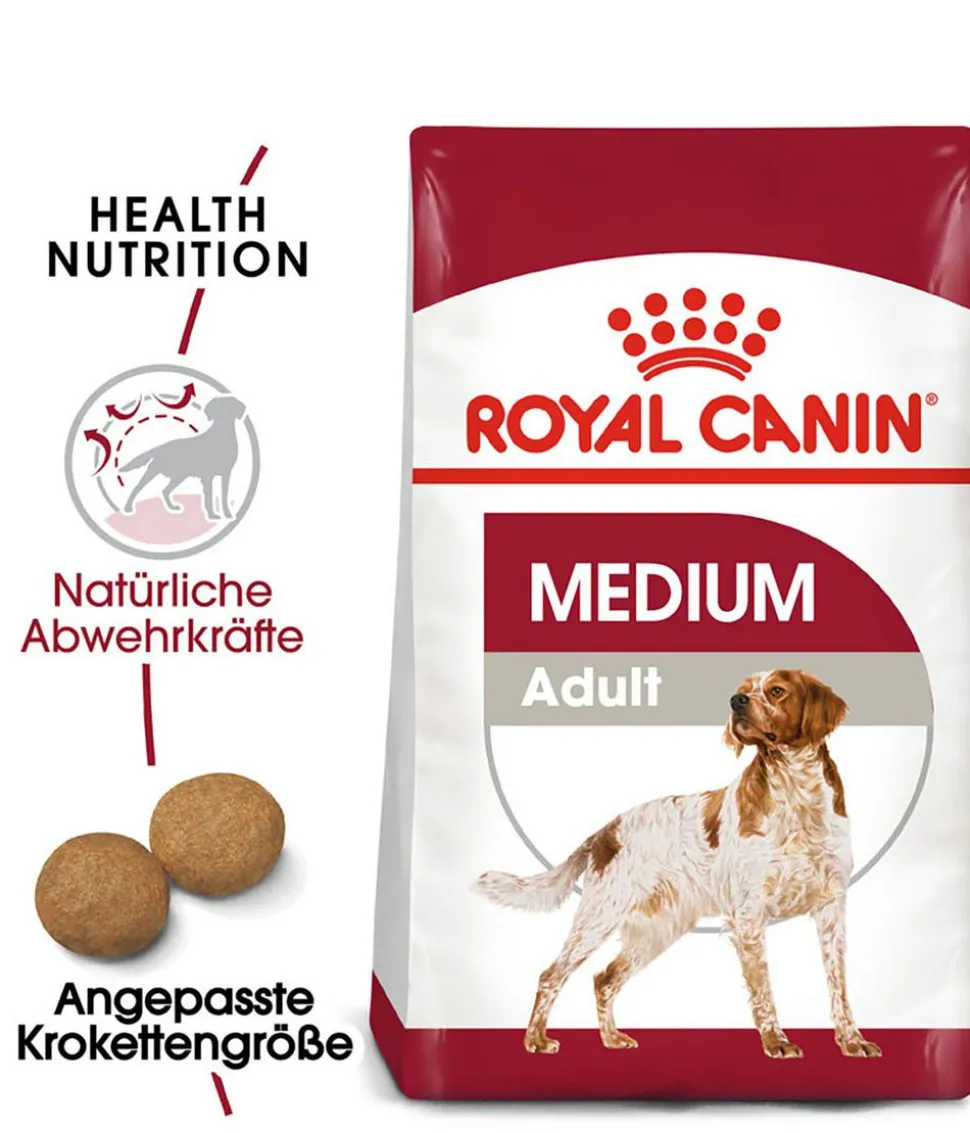 ROYAL CANIN® Trockenfutter für Hunde Medium Adult