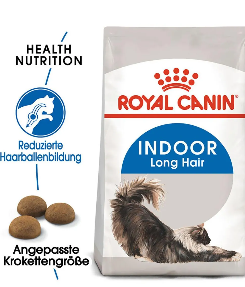 ROYAL CANIN® Trockenfutter für Katzen Indoor Long Hair