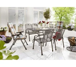 Royal Garden Streckmetall-Gartentisch, ca. B145/H74/T90 cm