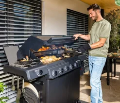 Rösle Gasgrill Allflame Hero 6, ca. B157/H118/T62 cm