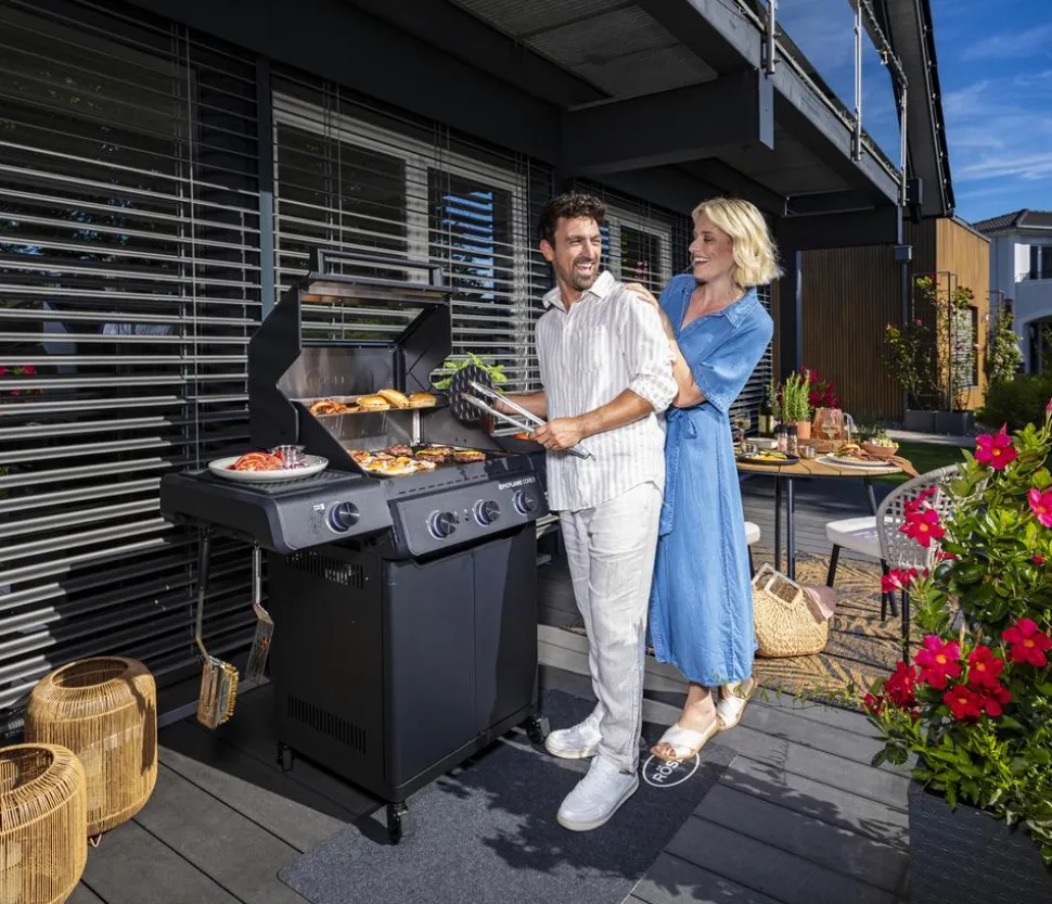 Rösle Gasgrill Epicflame Core 3 50 mbar, ca. B119/H127/T61 cm