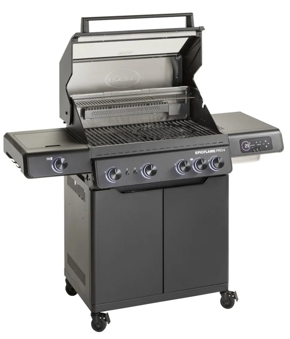 Rösle Gasgrill Epicflame Pro 4 50 mbar, ca. B119/H138/T61 cm