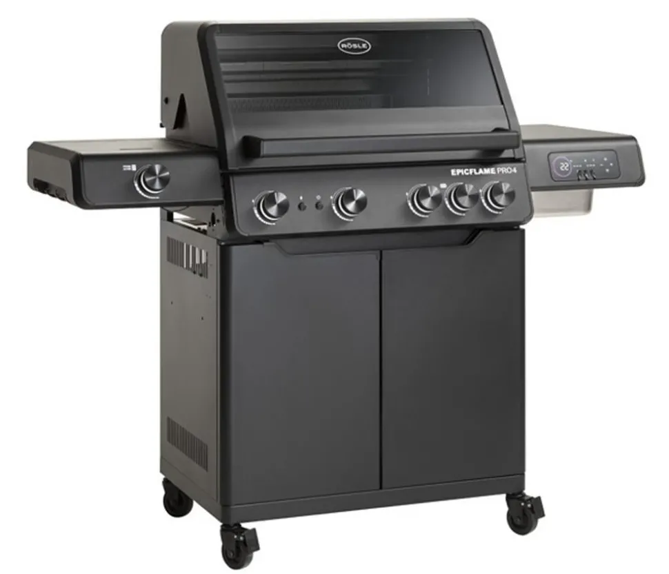 Rösle Gasgrill Epicflame Pro 4 50 mbar, ca. B119/H138/T61 cm