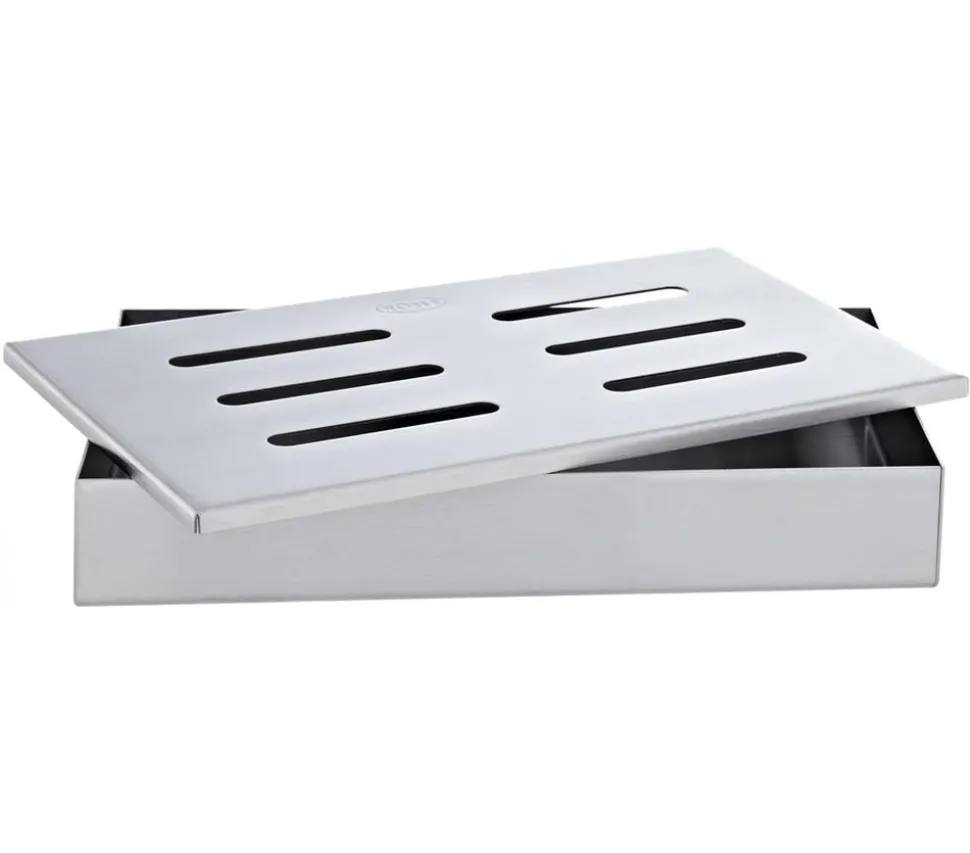 Rösle Räucherbox, Edelstahl, ca. B13,5/H3,5/T21,5 cm