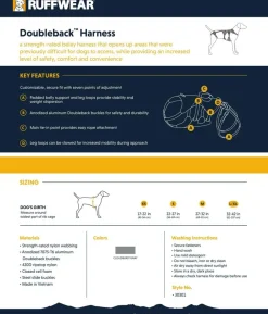 RUFFWEAR® Hundegeschirr DoubleBack™