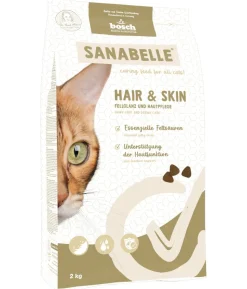Sanabelle® Care Trockenfutter für Katzen Hair & Skin Adult, Geflügel