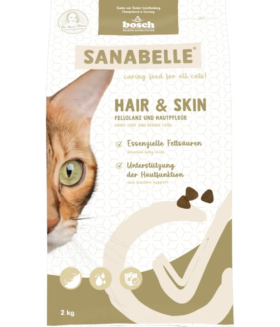 Sanabelle® Care Trockenfutter für Katzen Hair & Skin Adult, Geflügel