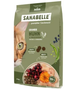 Sanabelle® Life Trockenfutter für Katzen Sensitiv Adult, Huhn & Preiselbeeren