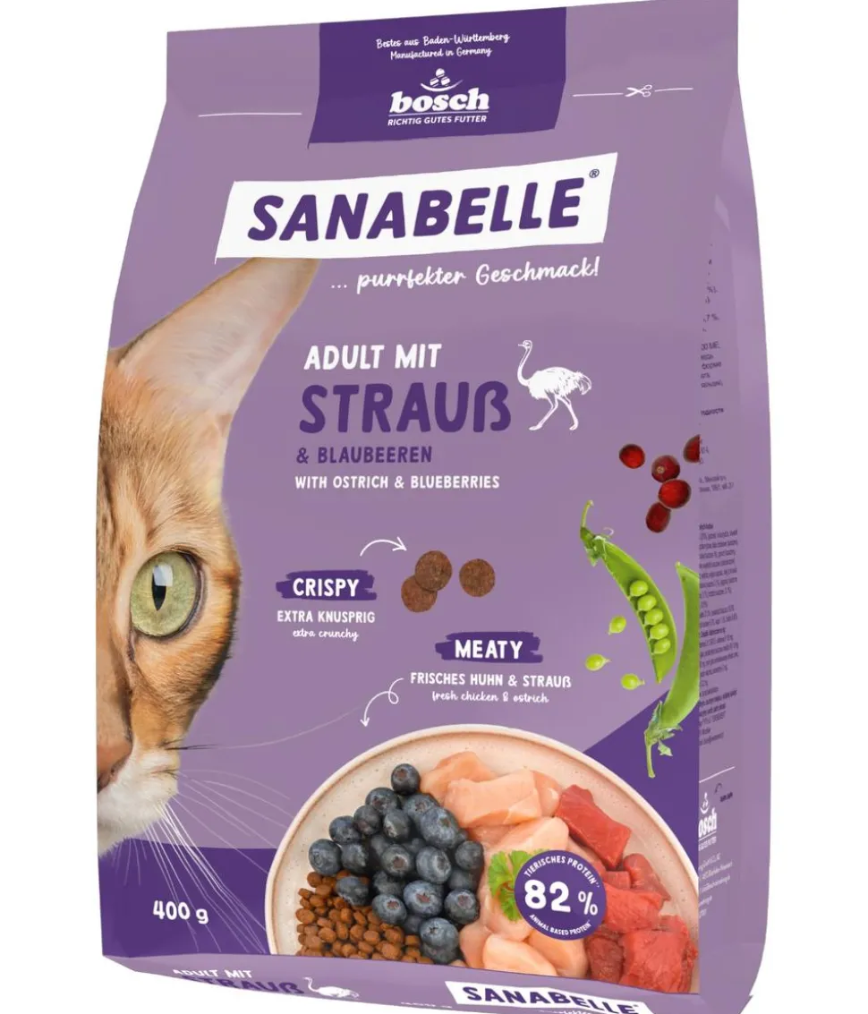 Sanabelle® Life Trockenfutter für Katzen Adult, Forelle & Blaubeeren