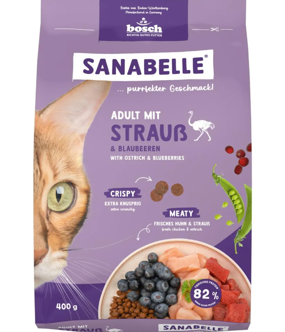 Sanabelle® Life Trockenfutter für Katzen Adult, Forelle & Blaubeeren