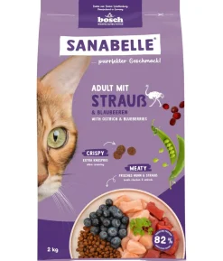 Sanabelle® Life Trockenfutter für Katzen Adult, Strauß & Blaubeeren