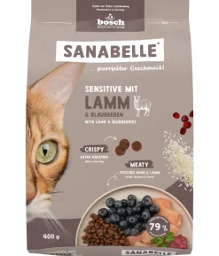 Sanabelle® Trockenfutter für Katzen Sensitiv Adult, Lamm & Blaubeeren