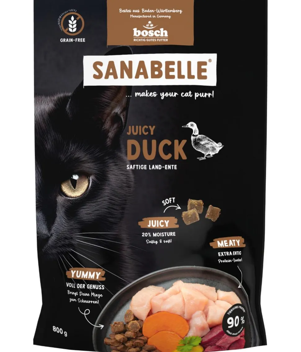 Sanabelle® Trockenfutter für Katzen Adult, Juicy Land-Ente