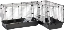 SAVIC Eck-Nagerheim Cubix Corner, schwarz, ca. B198/H63,5/T50 cm