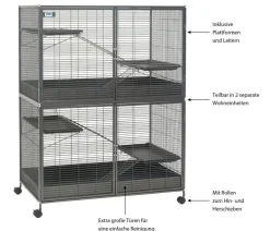 SAVIC Nagerheim Suite Royal XL, ca. B115,5/H155,5/T67,5 cm