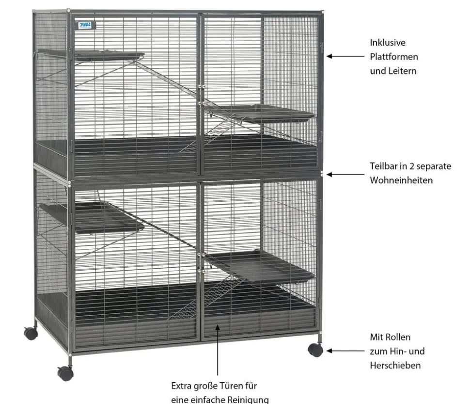 SAVIC Nagerheim Suite Royal XL, ca. B115,5/H155,5/T67,5 cm