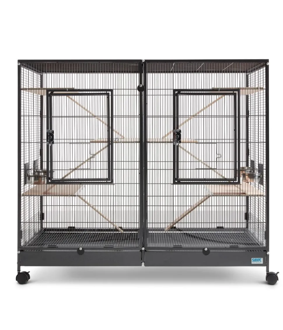 SAVIC Nager- und Vogelheim Tasmania 120, ca. B120/H107/T65 cm