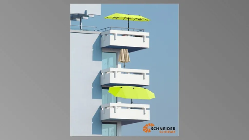 Schneider Classics Sonnenschirm Salerno, rechteckig, ca. B300/T150 cm