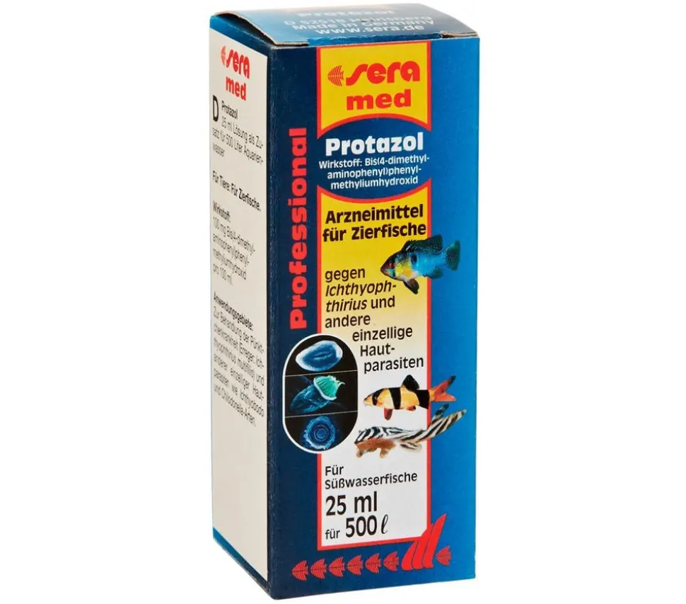 sera med Arzneimittel für Zierfische Professional Protazol, 25 ml