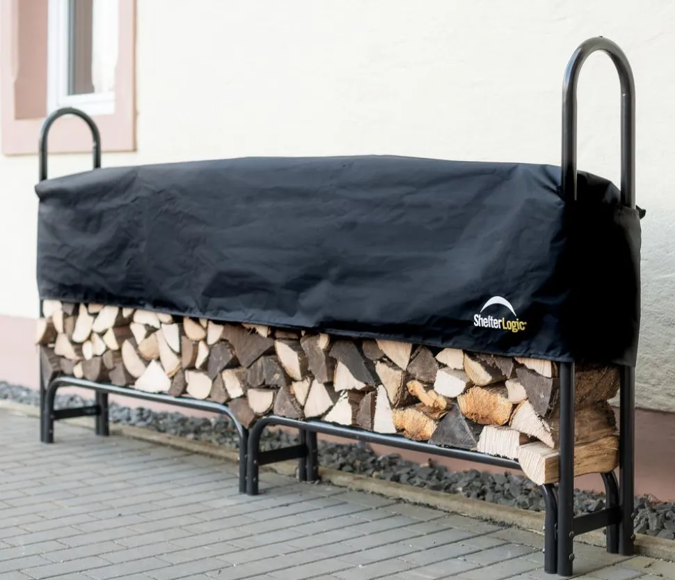 ShelterLogic Stahl-Kaminholzregal