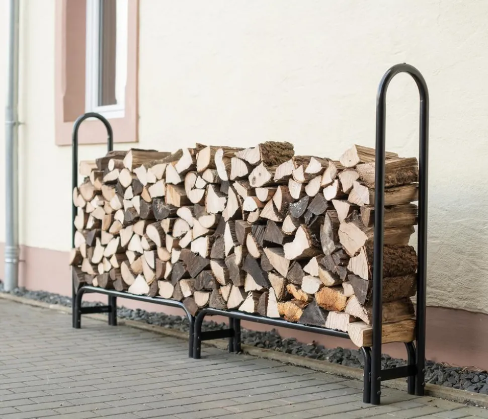 ShelterLogic Stahl-Kaminholzregal