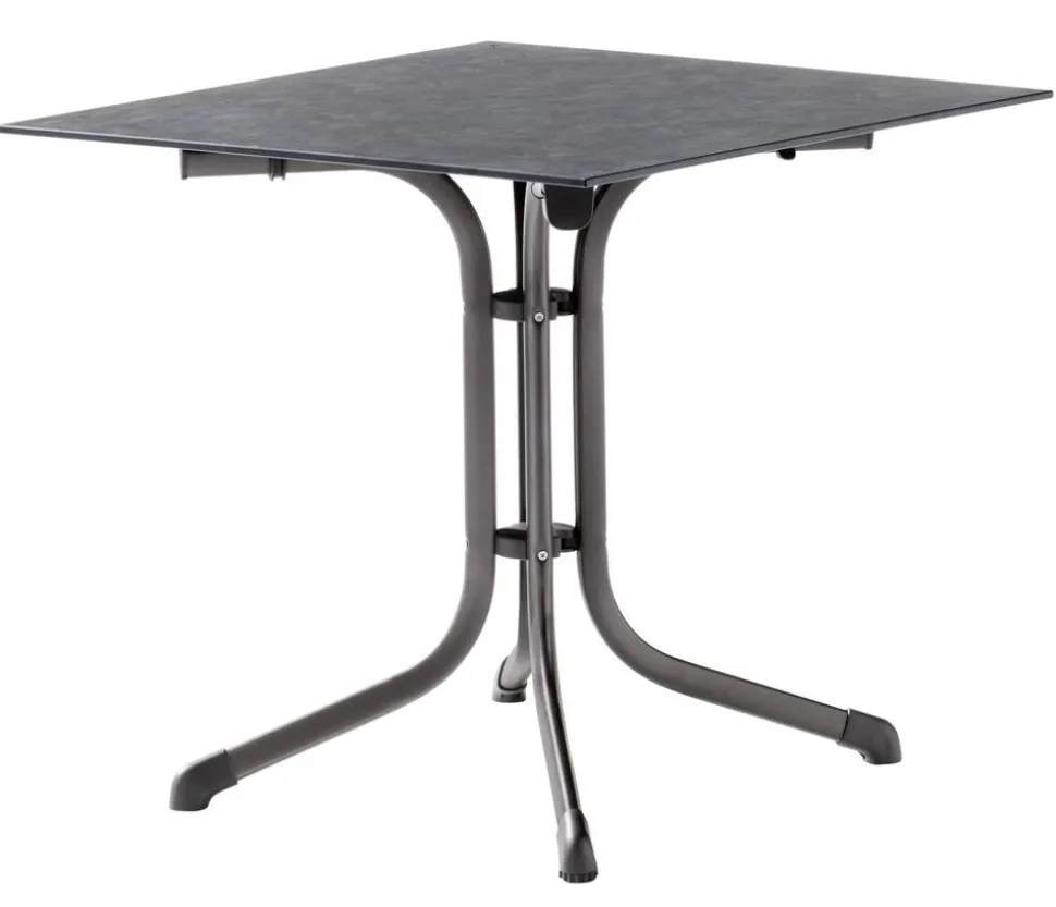 Sieger Klapptisch Boulevard mit Polytec®-Platte, ca. B80/H73/T80 cm