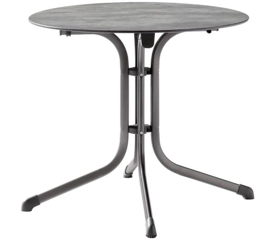 Sieger Klapptisch Boulevard mit Polytec®-Platte, ca. Ø85/H73 cm