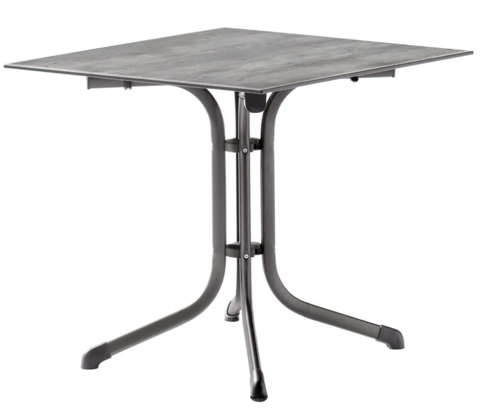 Sieger Klapptisch Boulevard mit Polytec®-Platte, ca. B80/H73/T80 cm