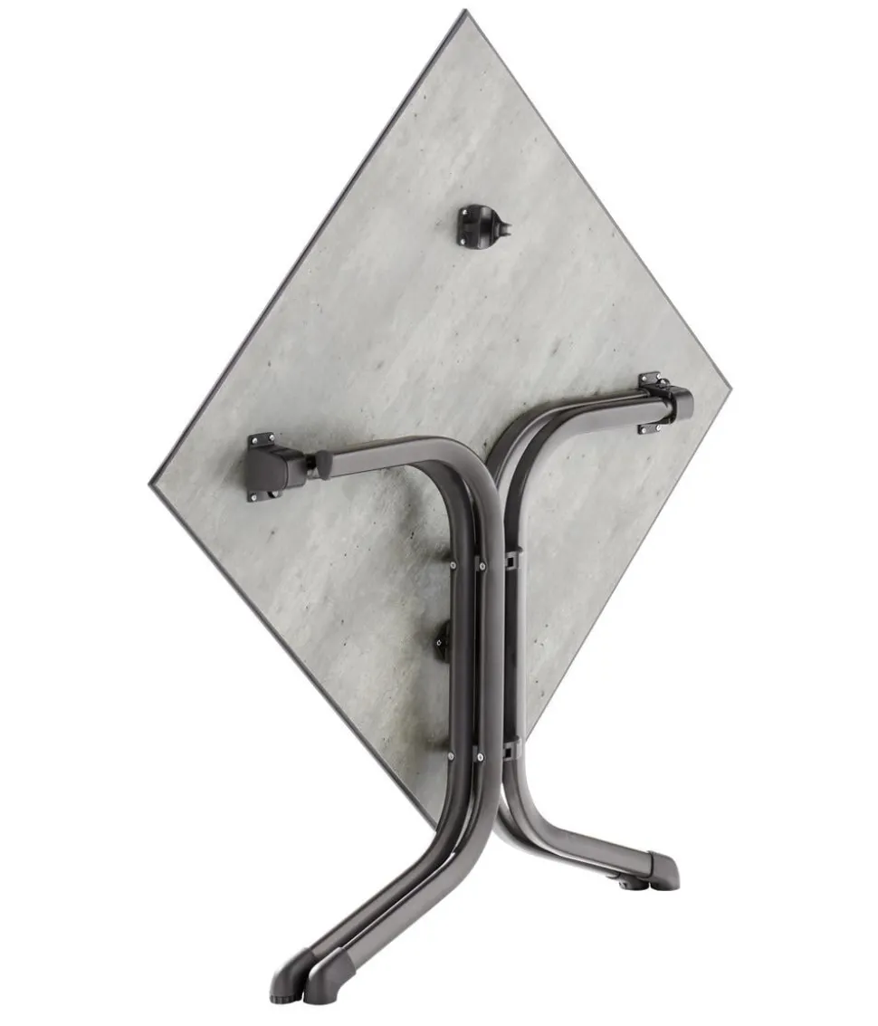 Sieger Klapptisch Boulevard mit Polytec®-Platte, ca. B80/H73/T80 cm