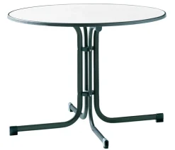 Sieger Klapptisch Boulevard mit mecalit®-PRO-Platte, ca. Ø100/H72 cm