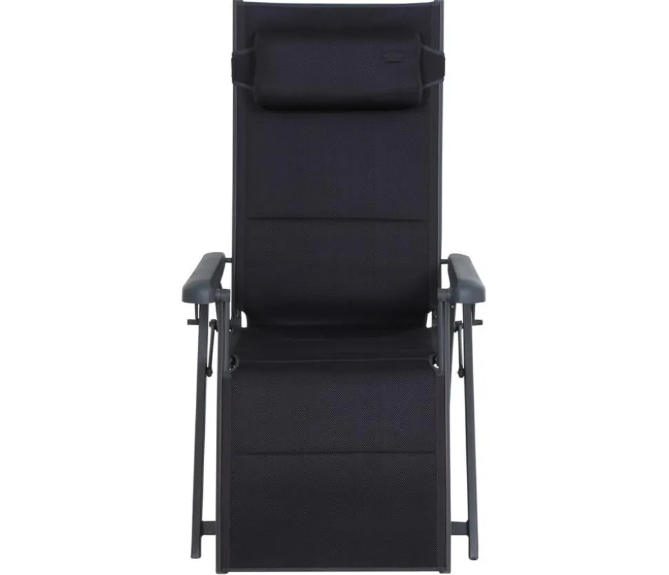 Siena Garden Camping Relaxstuhl Premium, anthrazit