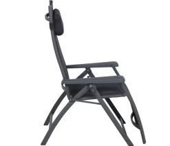 Siena Garden Camping Relaxstuhl Premium, anthrazit