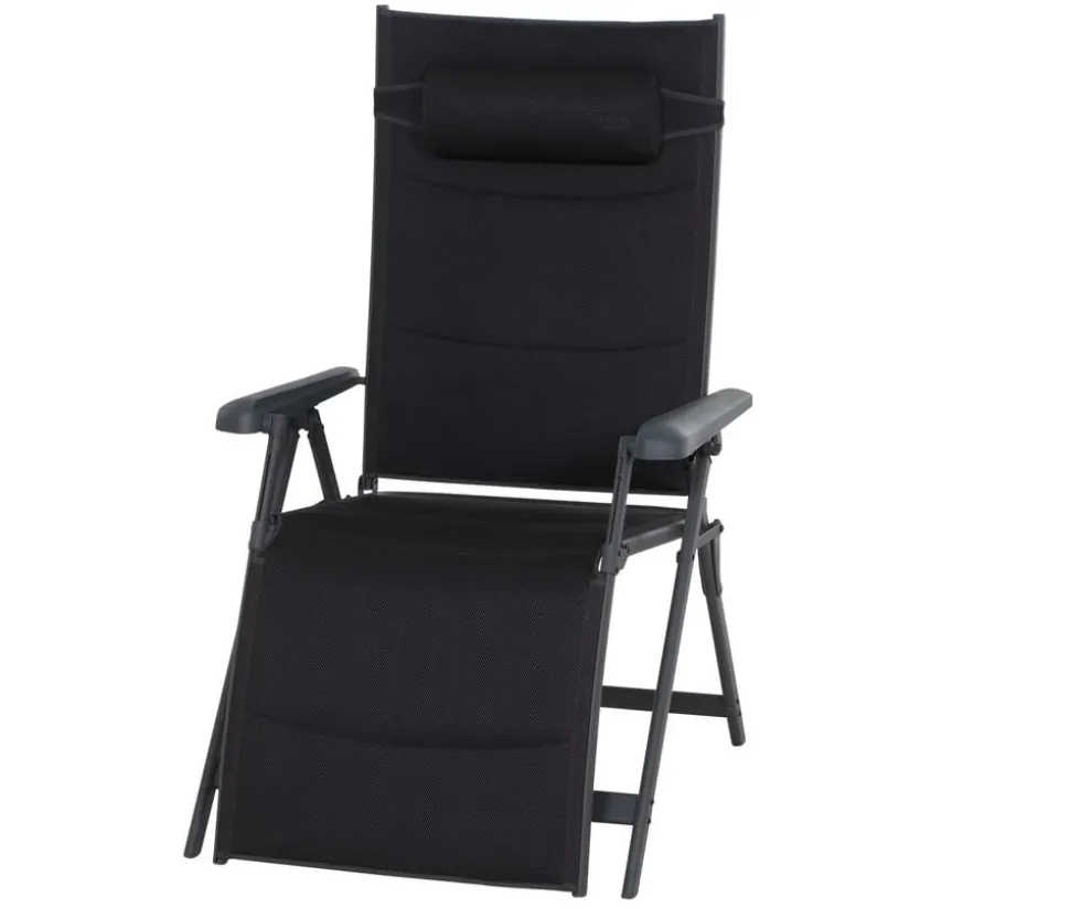 Siena Garden Camping Relaxstuhl XL Premium, anthrazit