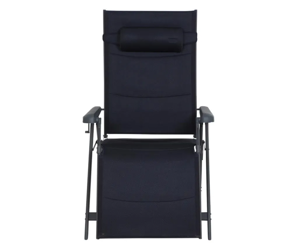 Siena Garden Camping Relaxstuhl XL Premium, anthrazit