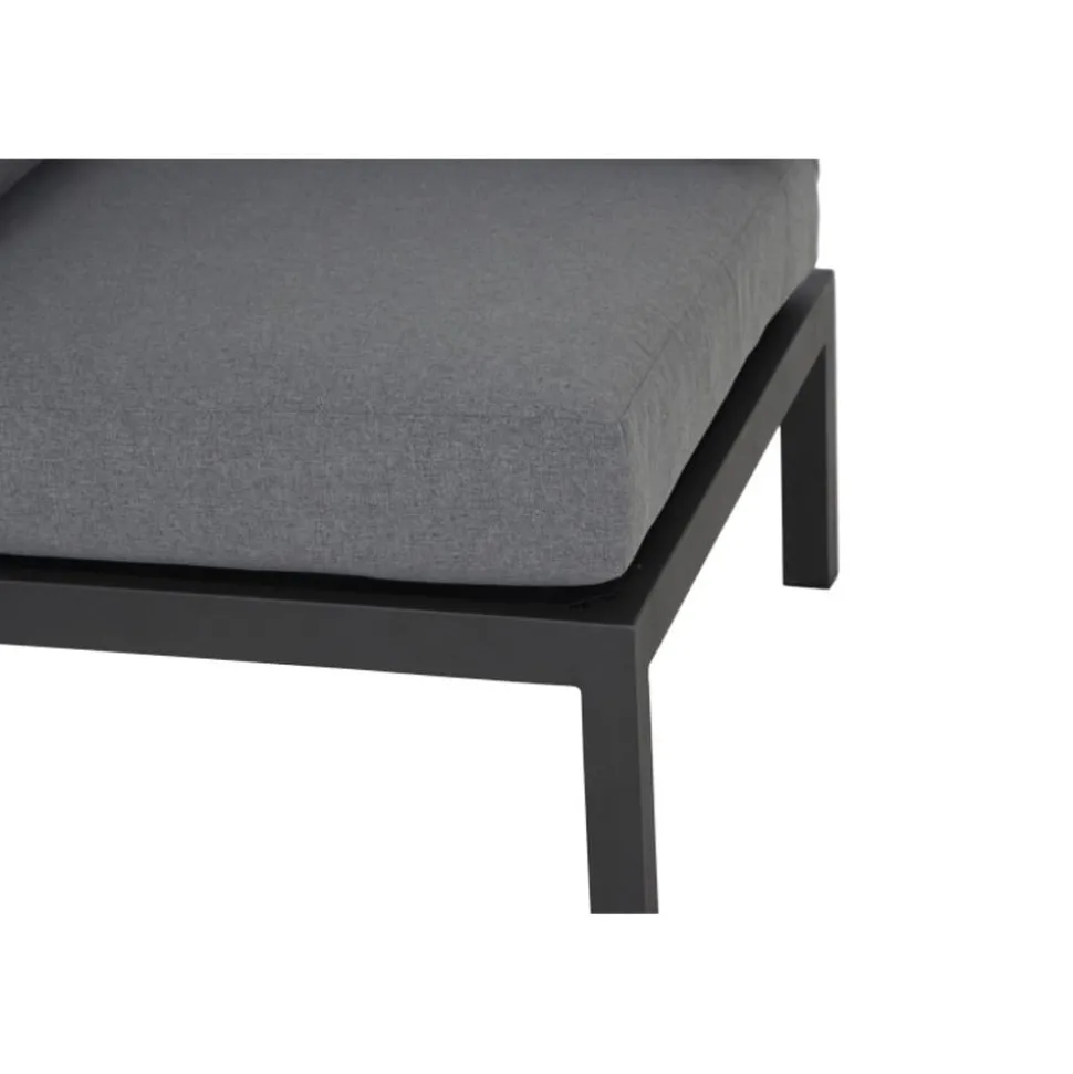 Siena Garden Eckteil Alvida, grau, ca. B74/H75/T74 cm