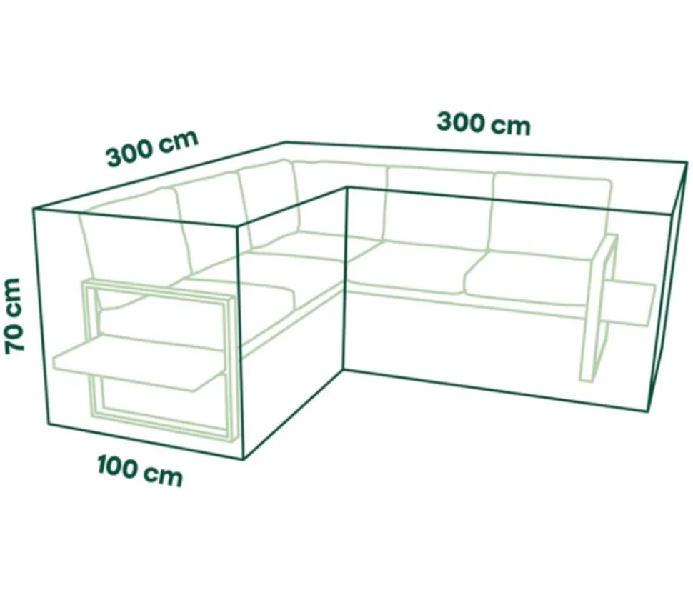 Siena Garden Loungehülle, ca. B100/H300/T70 cm