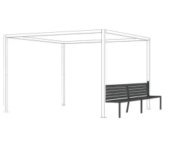 Siena Garden Schattenmanufaktur® Pergola-Zubehör Bank