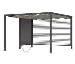 Siena Garden Schattenmanufaktur® Blende Ranotex für Pergola