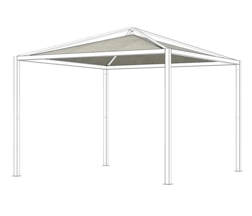 Siena Garden Schattenmanufaktur® Pergola Dachbezug Comuna, ca. B300/T300