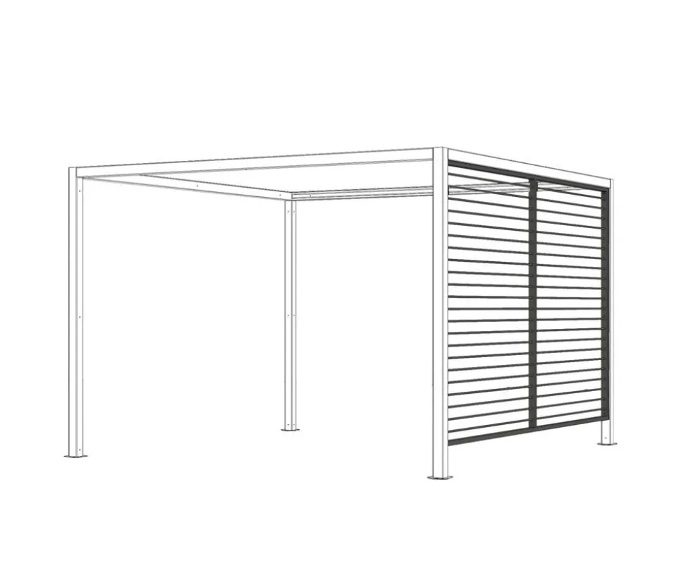 Siena Garden Schattenmanufaktur® Pergola Blende Aluminium