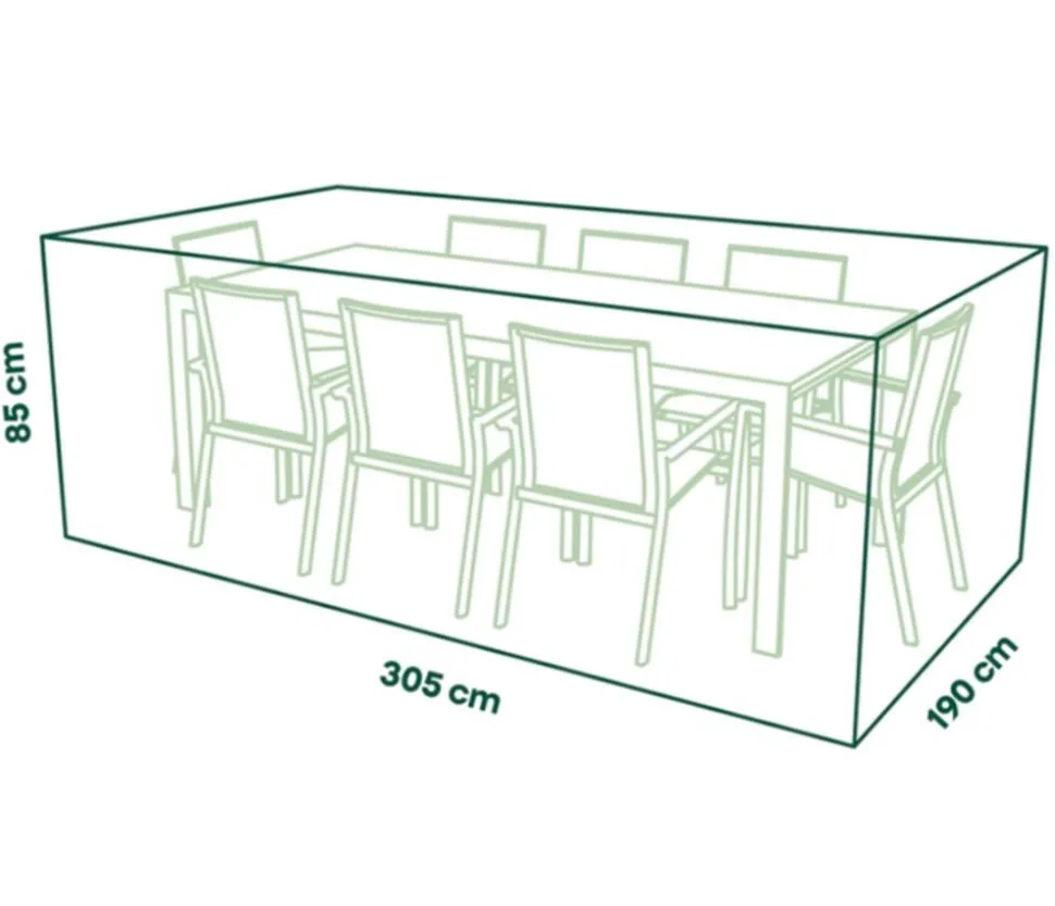 Siena Garden Sitzgruppenhülle, ca. B305/H85/T190 cm