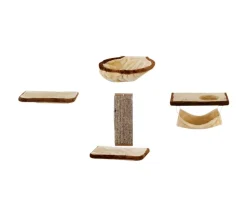 Silvio Design Katzen Kletterwand 6-teilig