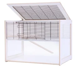 Skyline Nagerheim Lima 80 Basic, schwarz/weiß, ca. B83/H60/T60 cm