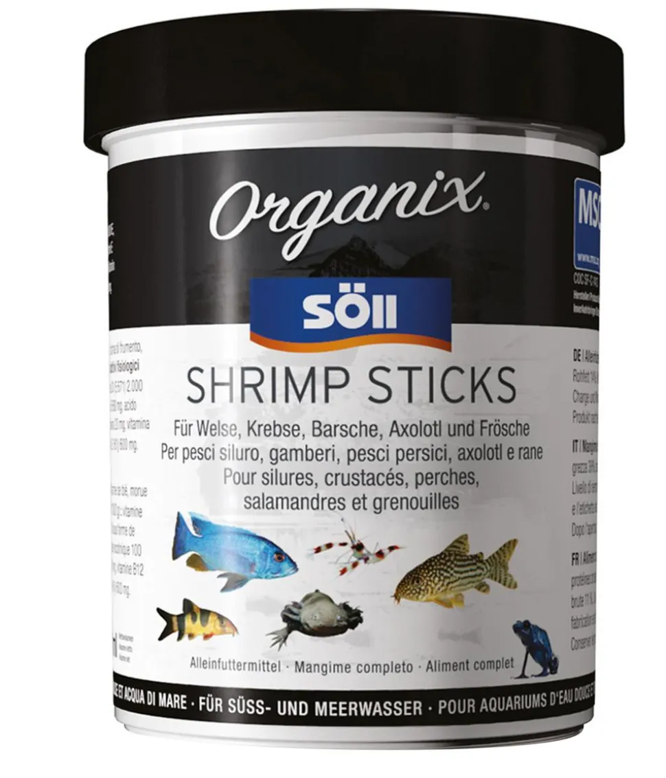 Söll Fischfutter Organix Shrimp Sticks