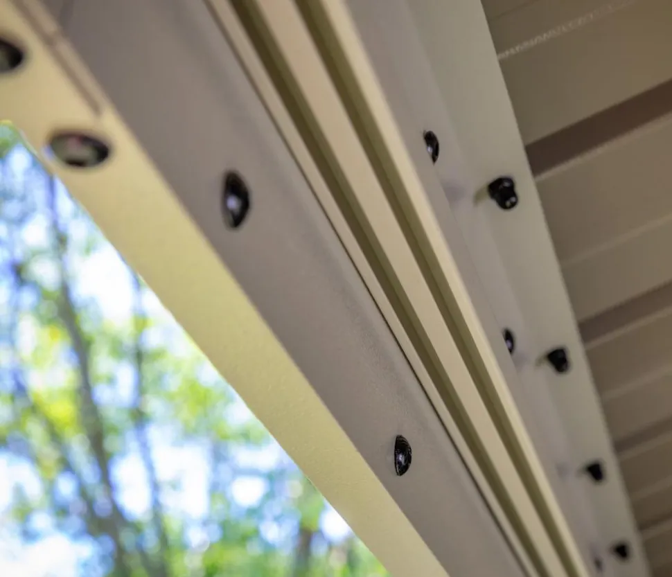 Sojag Outdoor-Pavillon Messina 1216, inkl. Moskitonetz champagner, ca. B483/H307,1/T363 cm