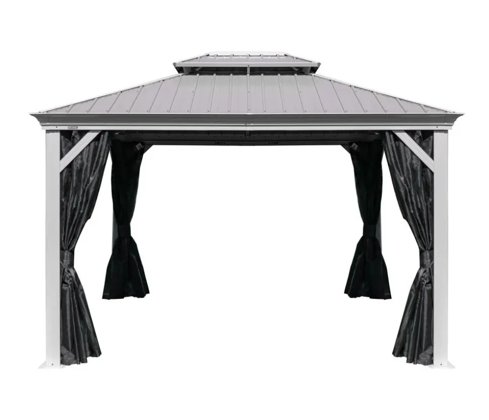 Sojag Outdoor-Pavillon Messina 1216, inkl. Moskitonetz champagner, ca. B483/H307,1/T363 cm